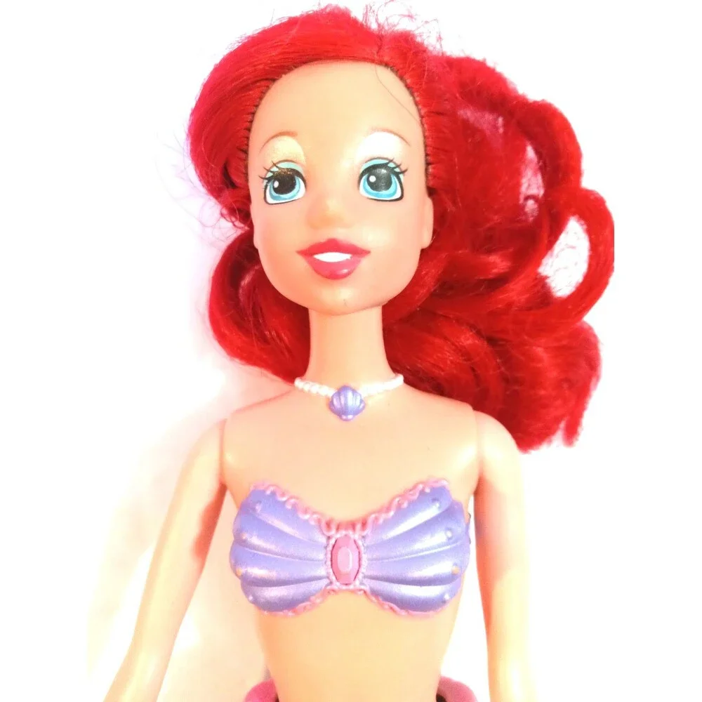 Disney Mattel Ariel Little Mermaid Barbie Doll Swimming Action, Moving 2010 Rare